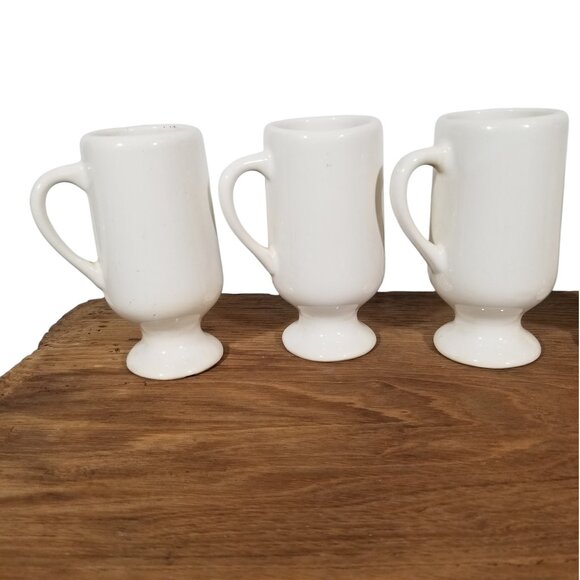 VTG 6 Espresso Coffee Mugs 60s-70s 4oz Coffeehouse Diner China Restaurant Ware - Picture 4 of 16